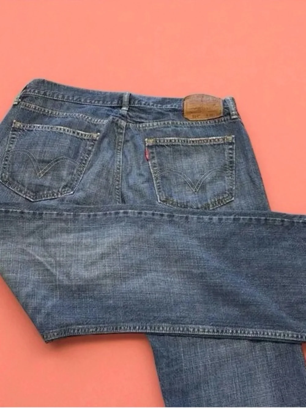 🌟Men's Dark Blue Straight-Leg Jeans